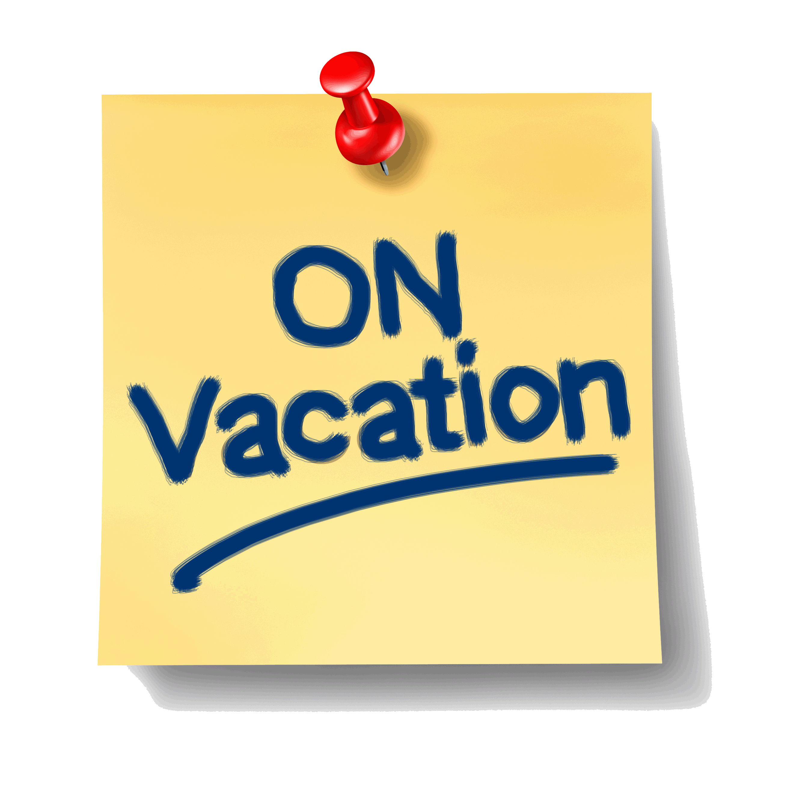 New year vacation message